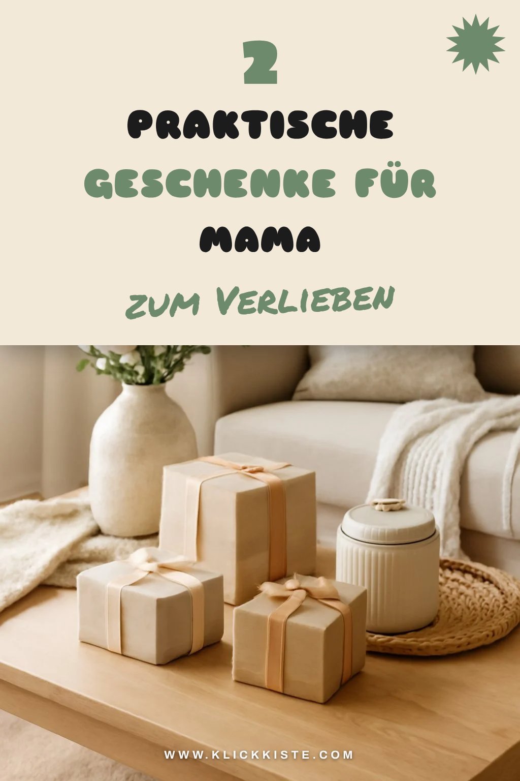 Geschenke, die Mamas Alltagsleben erleichtern