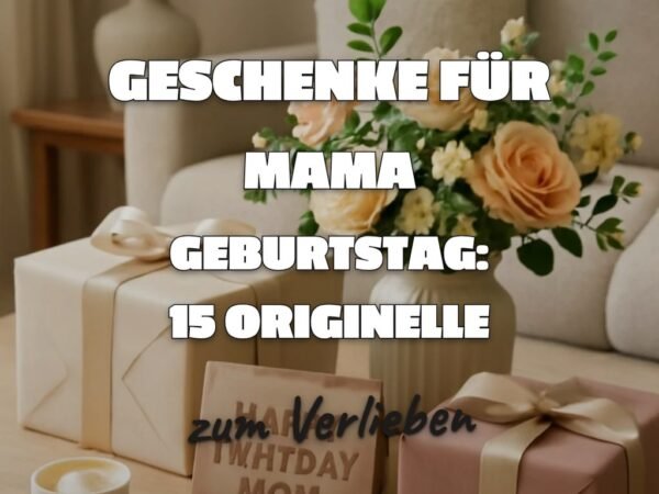 Geschenke für Mama Geburtstag: 15 originelle Ideen für 2026