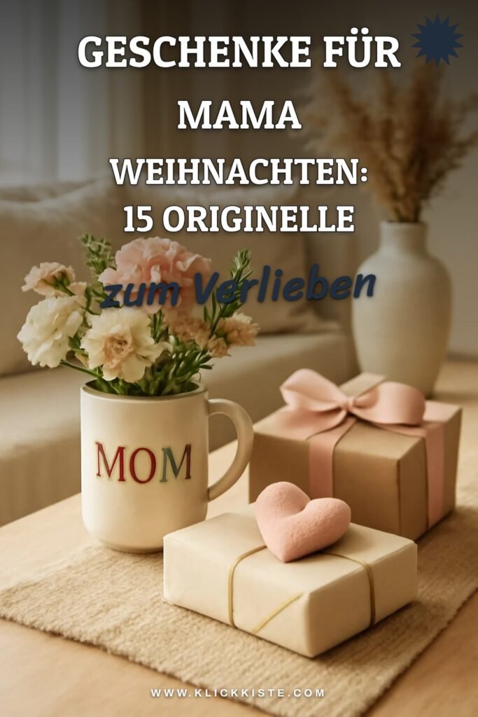 Geschenke für Mama Weihnachten: 15 originelle Ideen für 2026