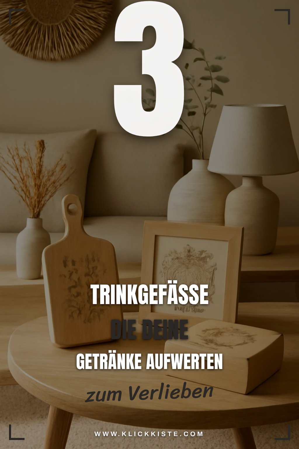 So personalisierst du 4 Trinkgefäße mit Gravur