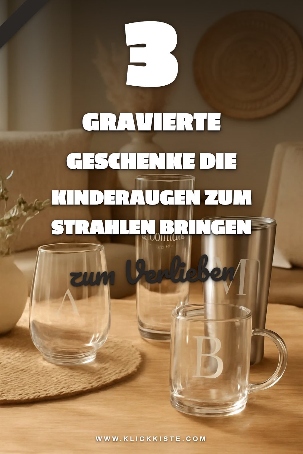So machst du 3 gravierte Geschenkideen für Kinder