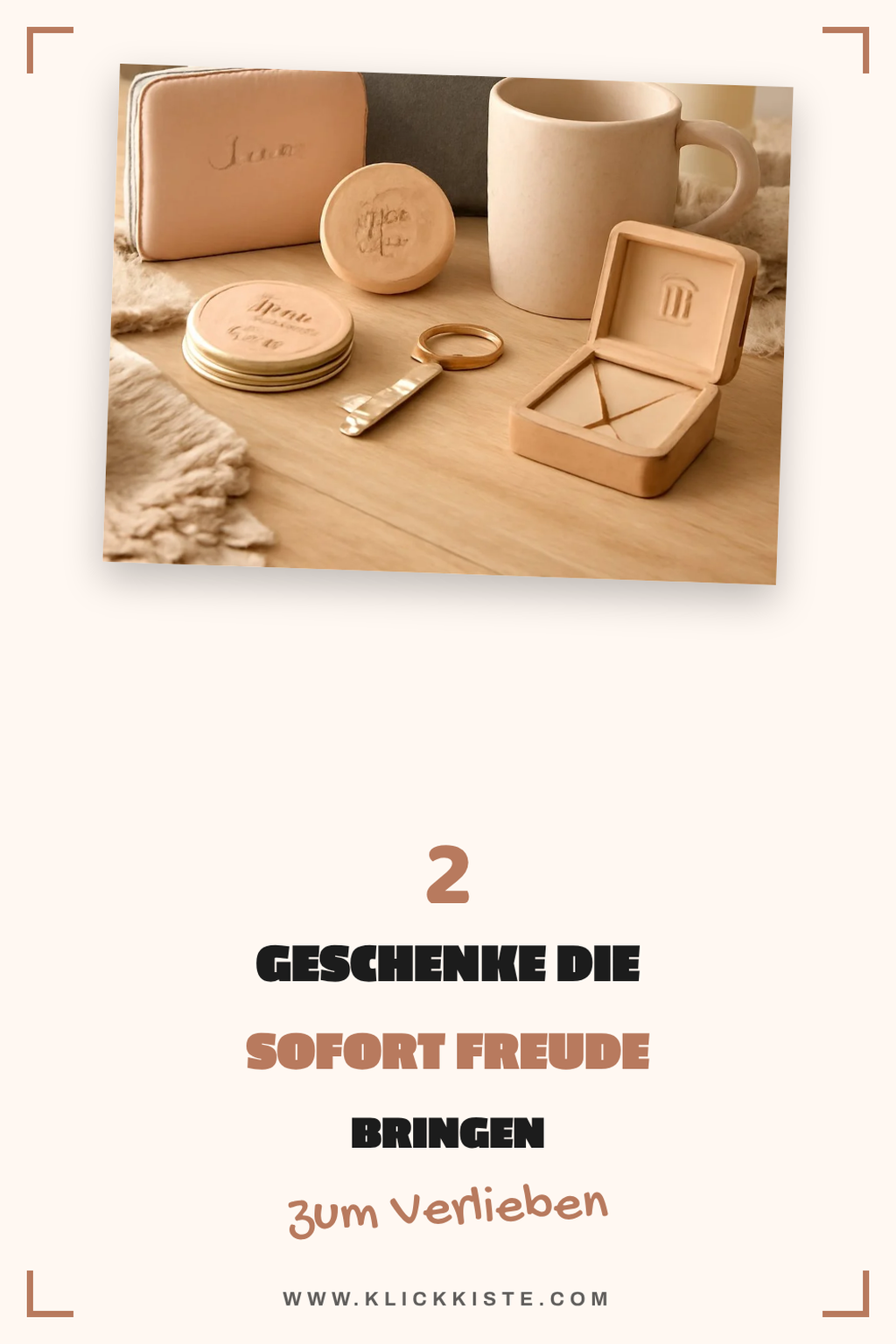 15 kreative Geschenke mit Gravur für Frauen, die begeistern