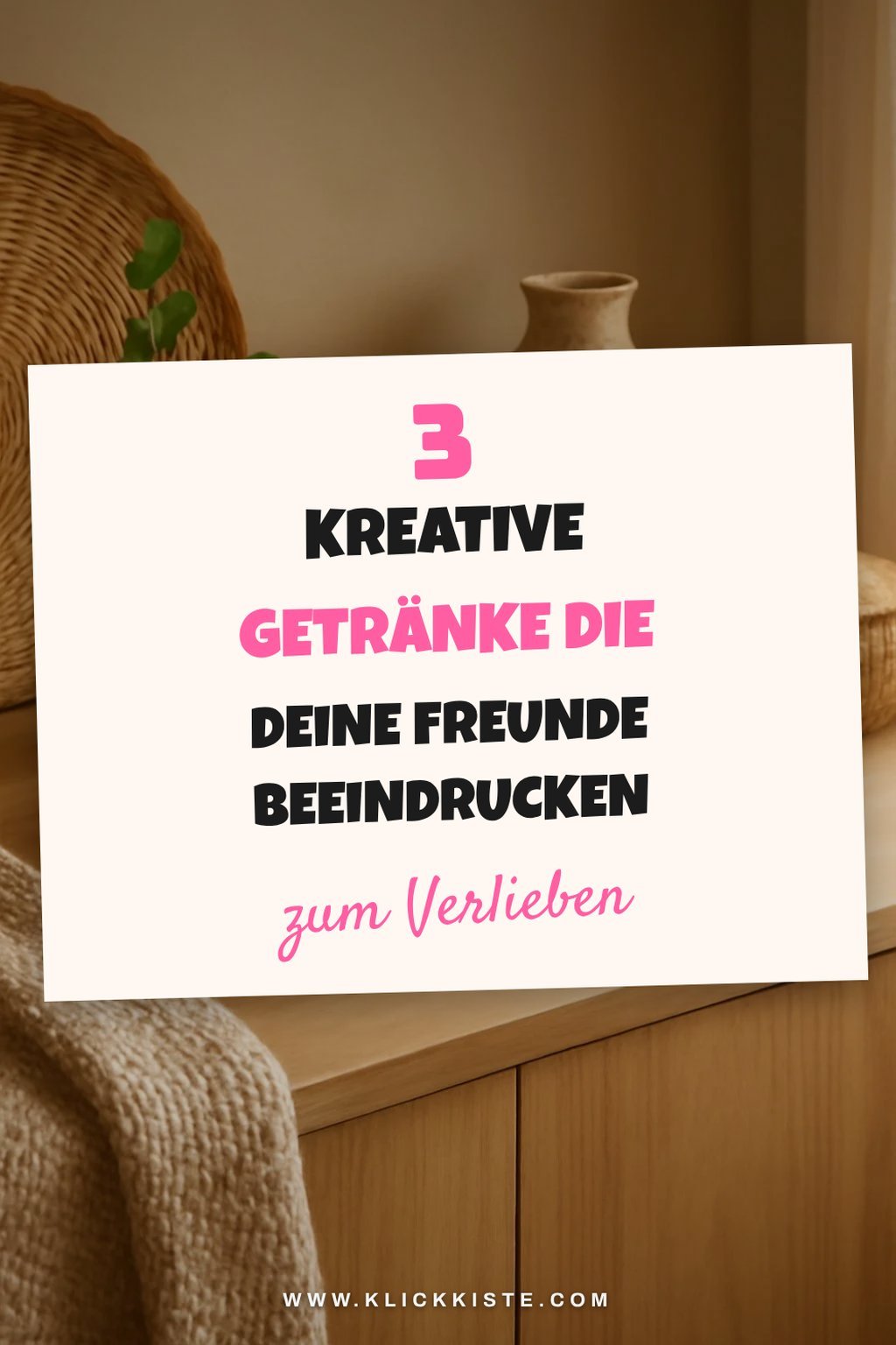 Getränke für gesellige Abende