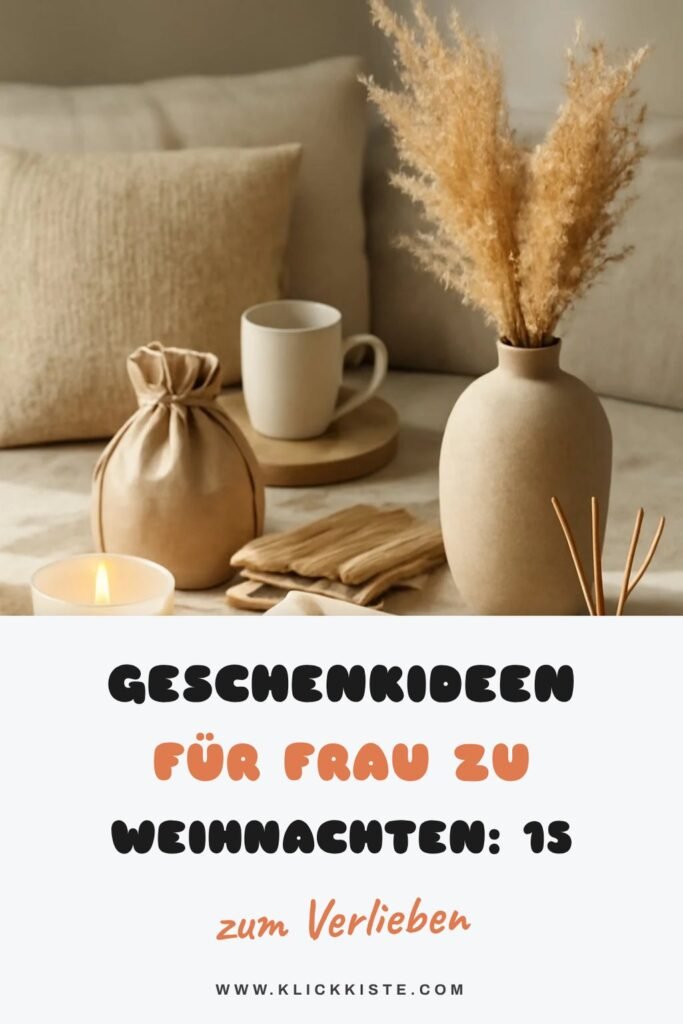 Geschenkideen für Frau zu Weihnachten: 15 originelle Ideen für 2026