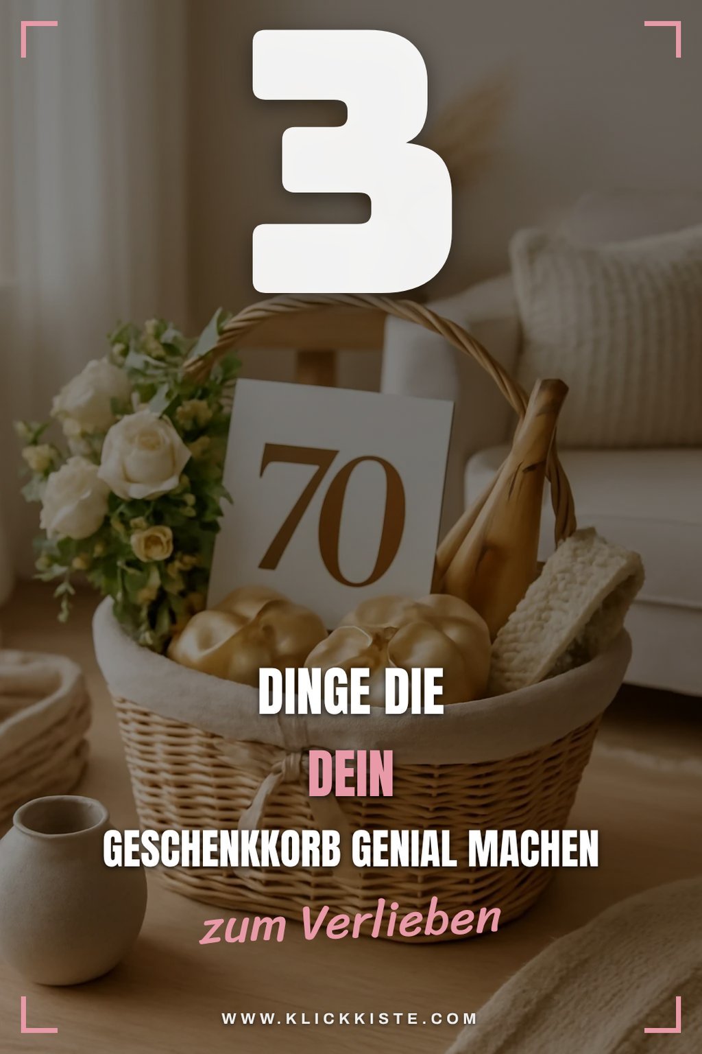 So kreierst du den perfekten Geschenkkorb für den 70. Geburtstag
