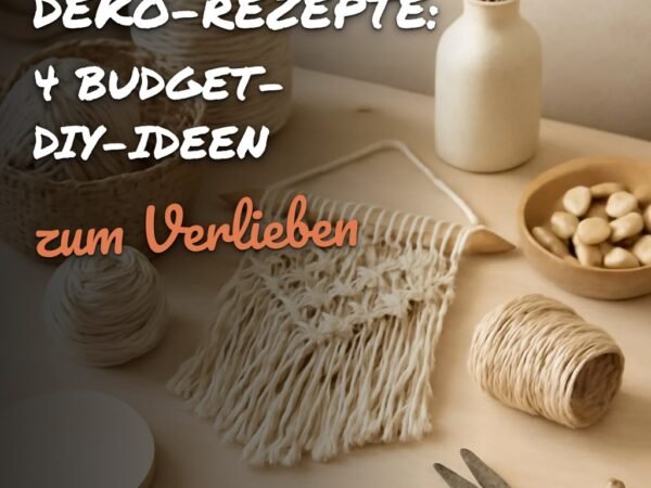 Günstige Wohnzimmer-Deko-Rezepte: 4 budget-DIY-Ideen