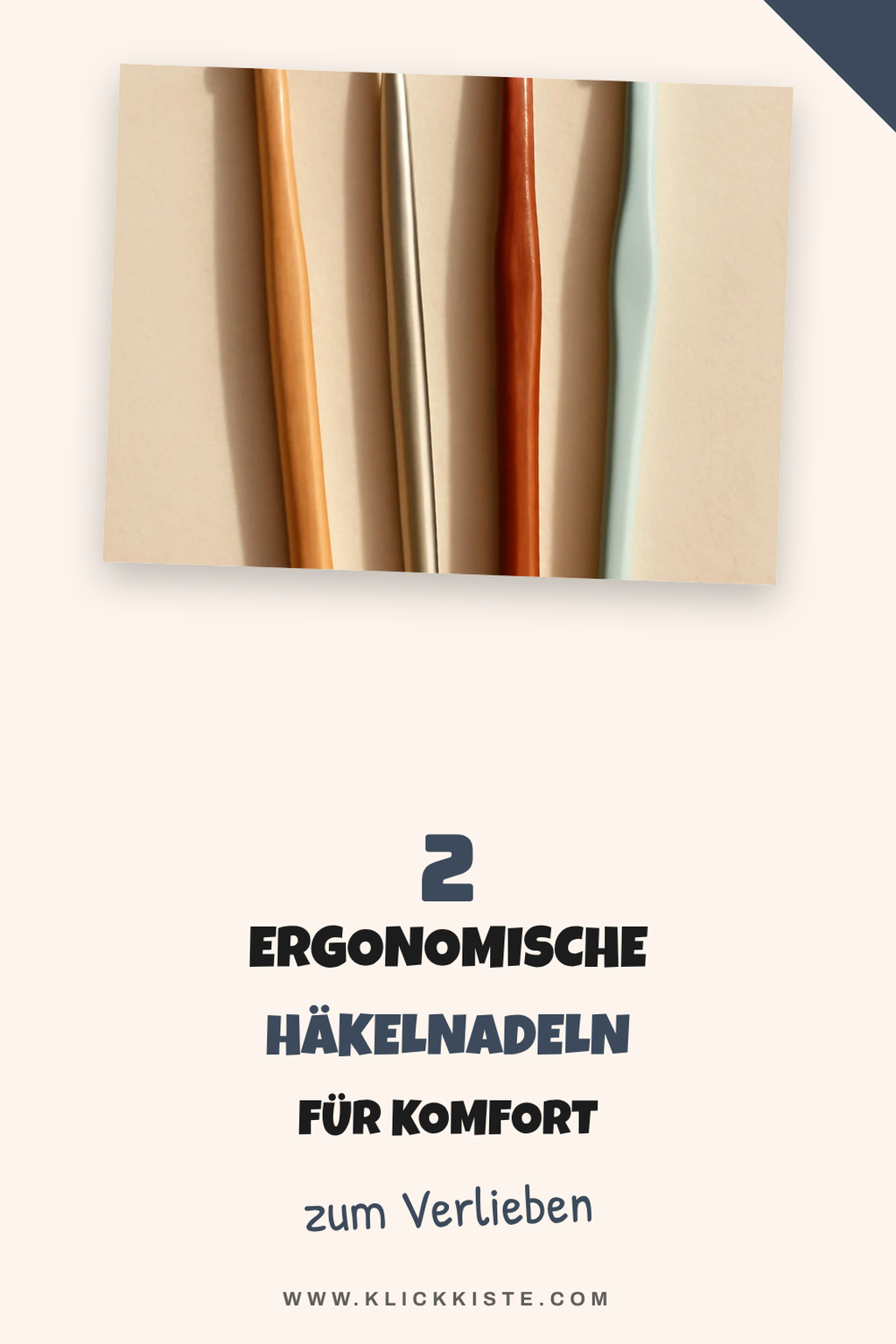 Ergonomische Häkelnadeln für lange Häkelstunden