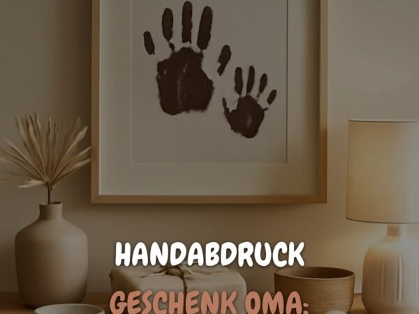 Handabdruck Geschenk Oma: 12 kreative Ideen zum Selbermachen