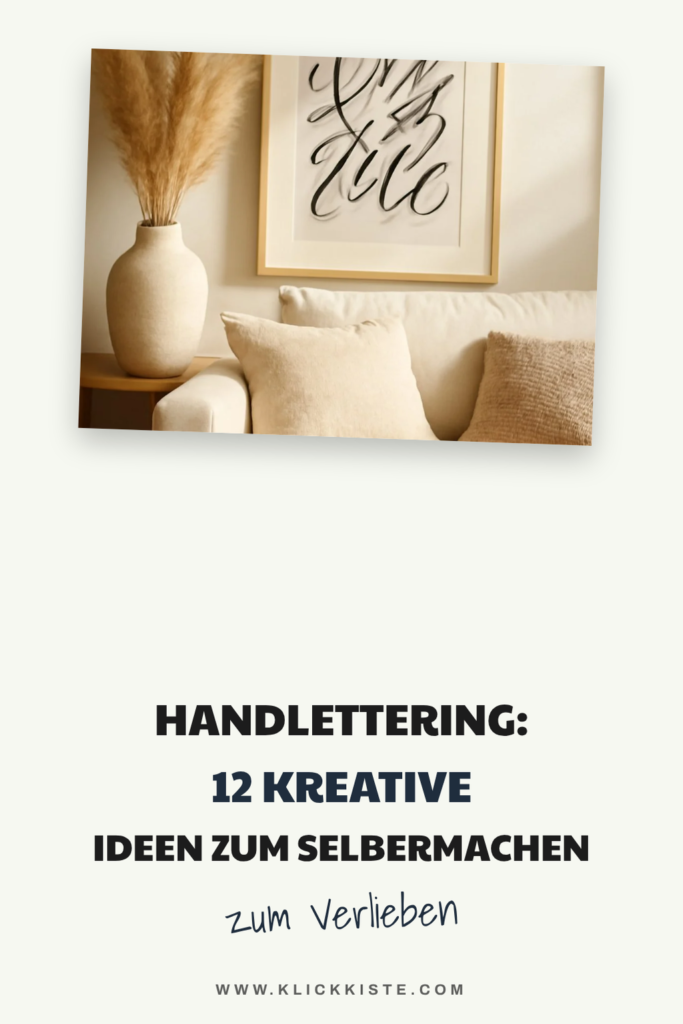Handlettering: 12 kreative Ideen zum Selbermachen