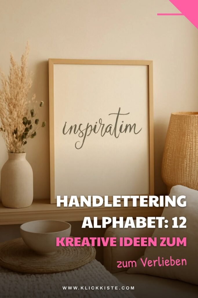 Handlettering Alphabet: 12 kreative Ideen zum Selbermachen