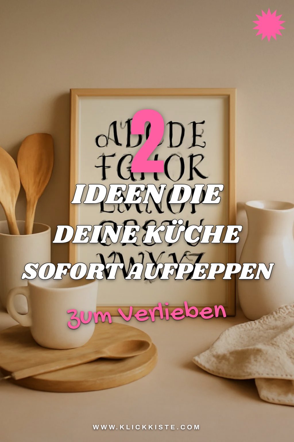 So gestaltest du deine Küche mit Handlettering
