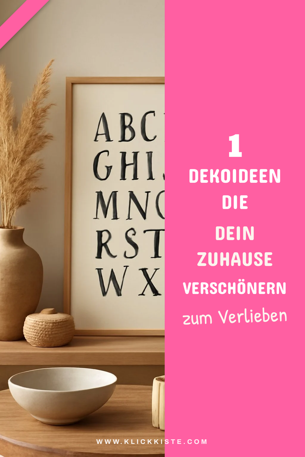 Dekoideen für dein Zuhause mit Handlettering