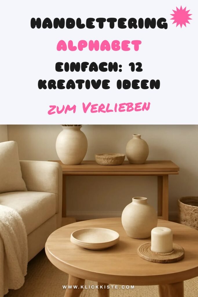 Handlettering Alphabet Einfach: 12 kreative Ideen zum Selbermachen