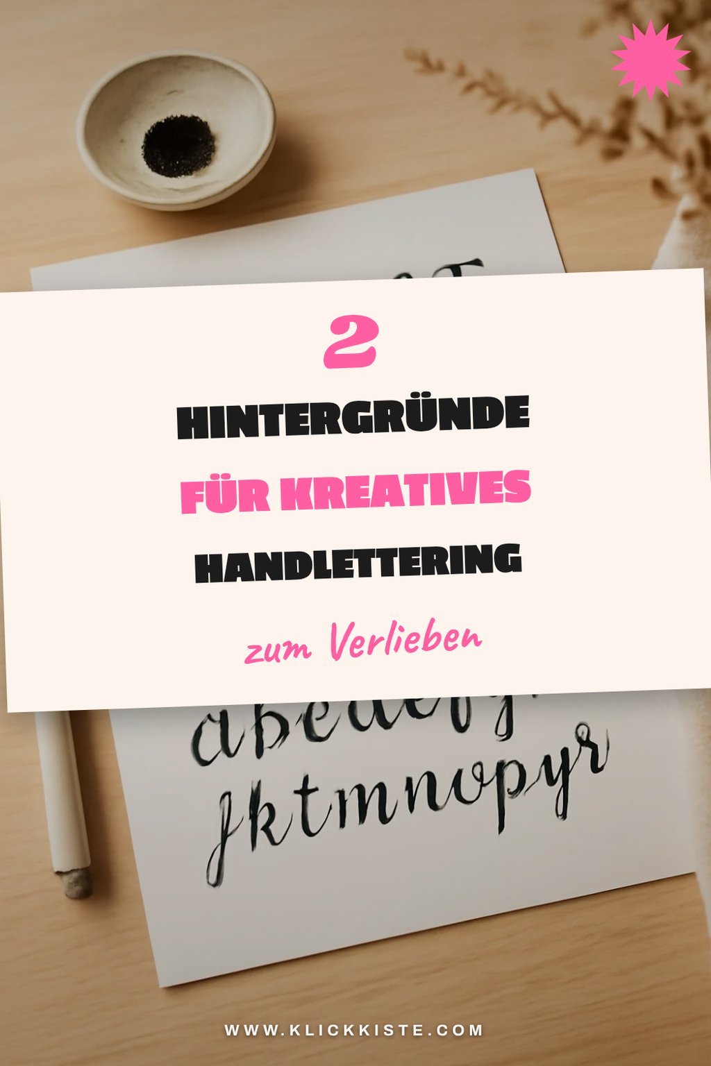Kreative Hintergründe für dein Handlettering