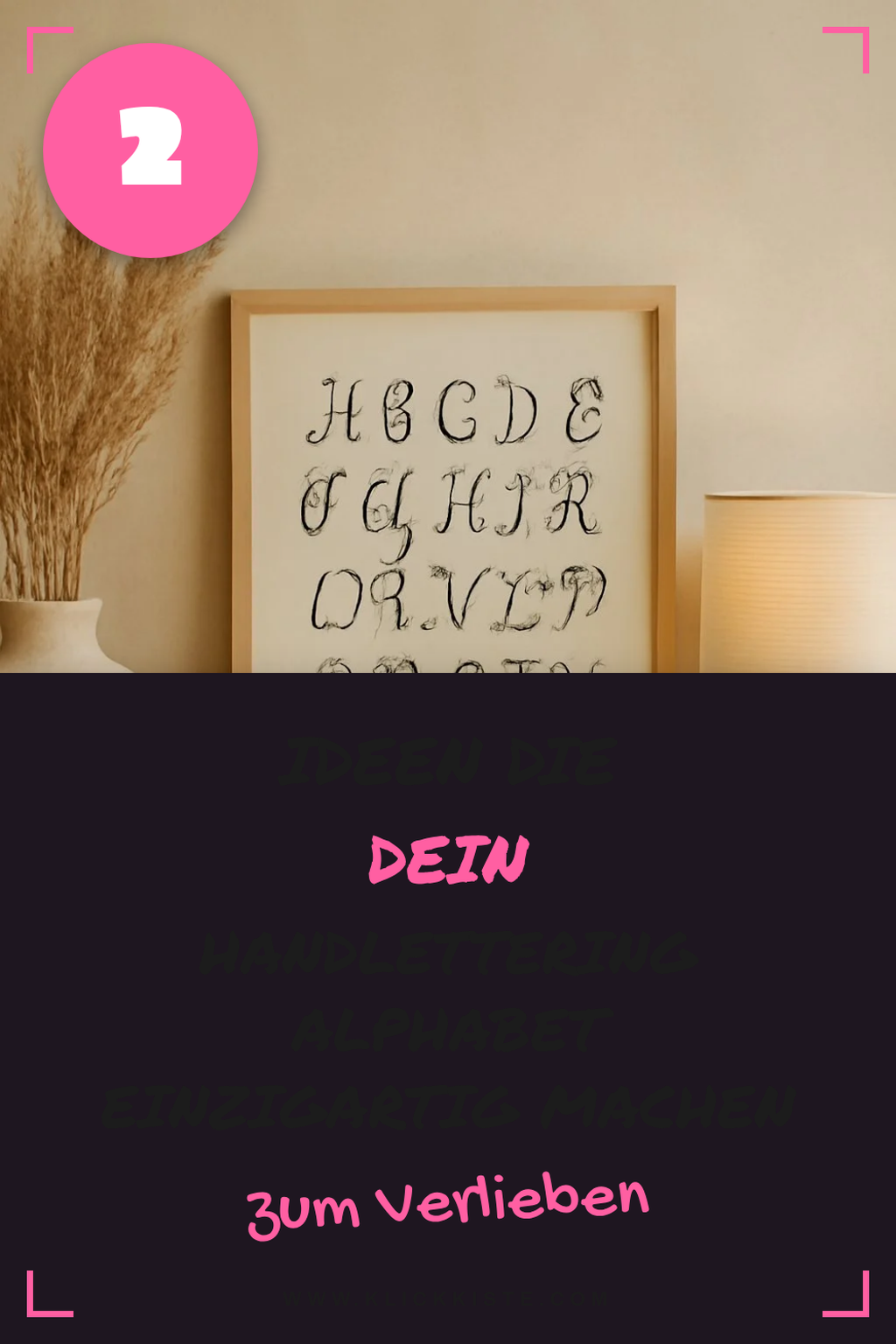 12 kreative Ideen für dein Handlettering Alphabet