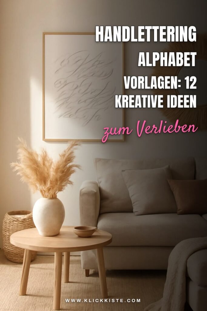 Handlettering Alphabet Vorlagen: 12 kreative Ideen zum Selbermachen