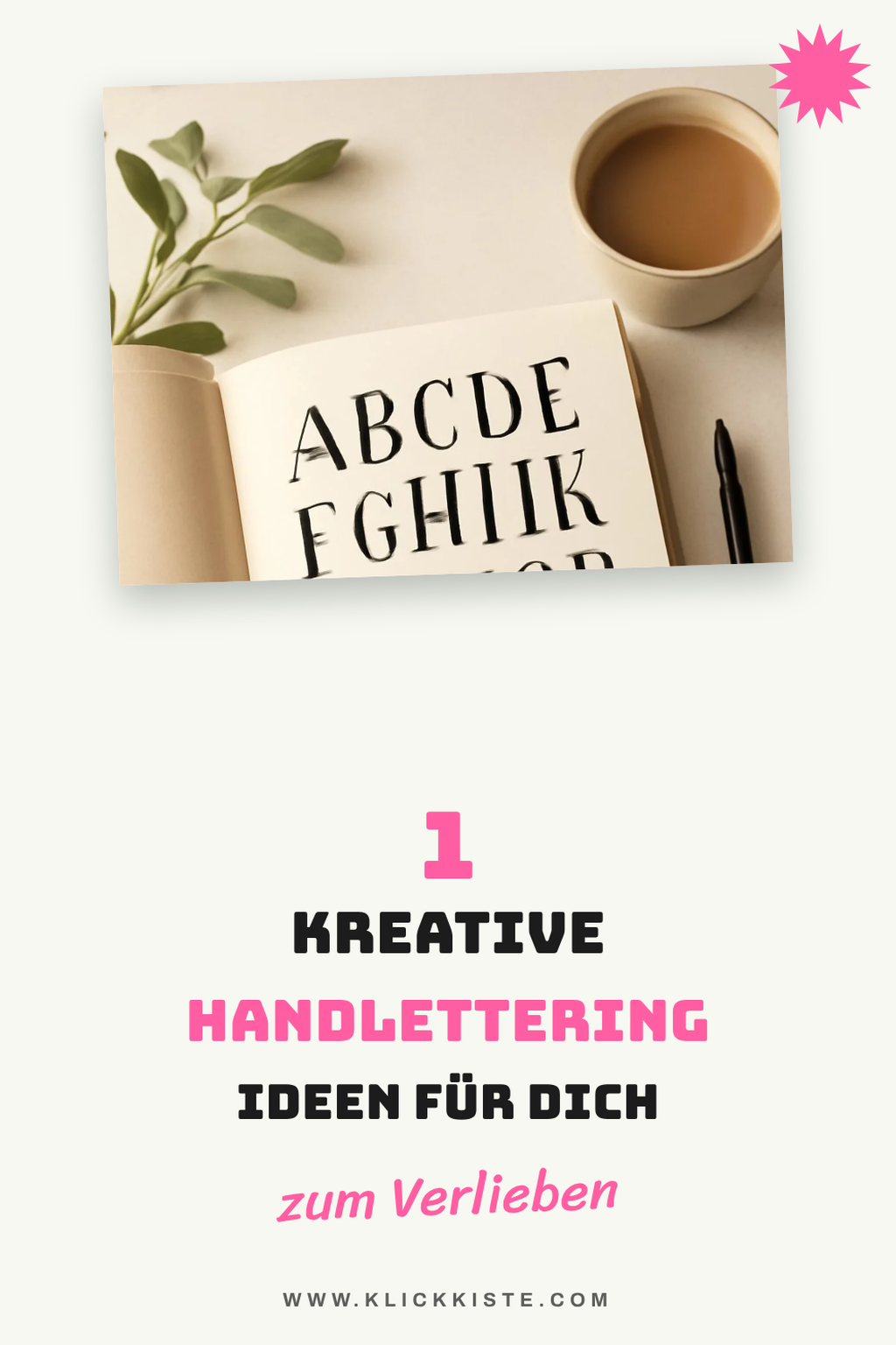 So gestaltest du dein Handlettering Alphabet kreativ