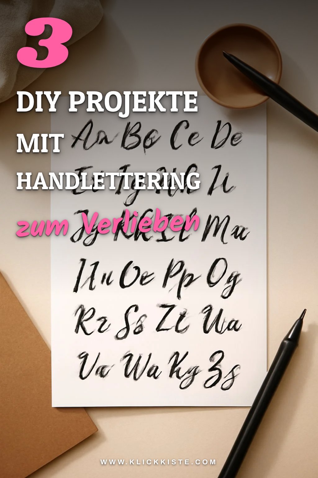 Verwendung von Handlettering in DIY-Projekten