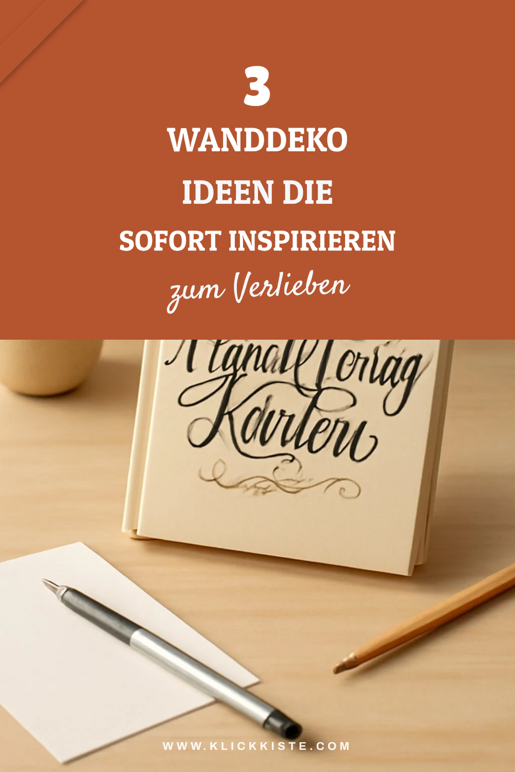 So gestaltest du deine Wände mit Handlettering