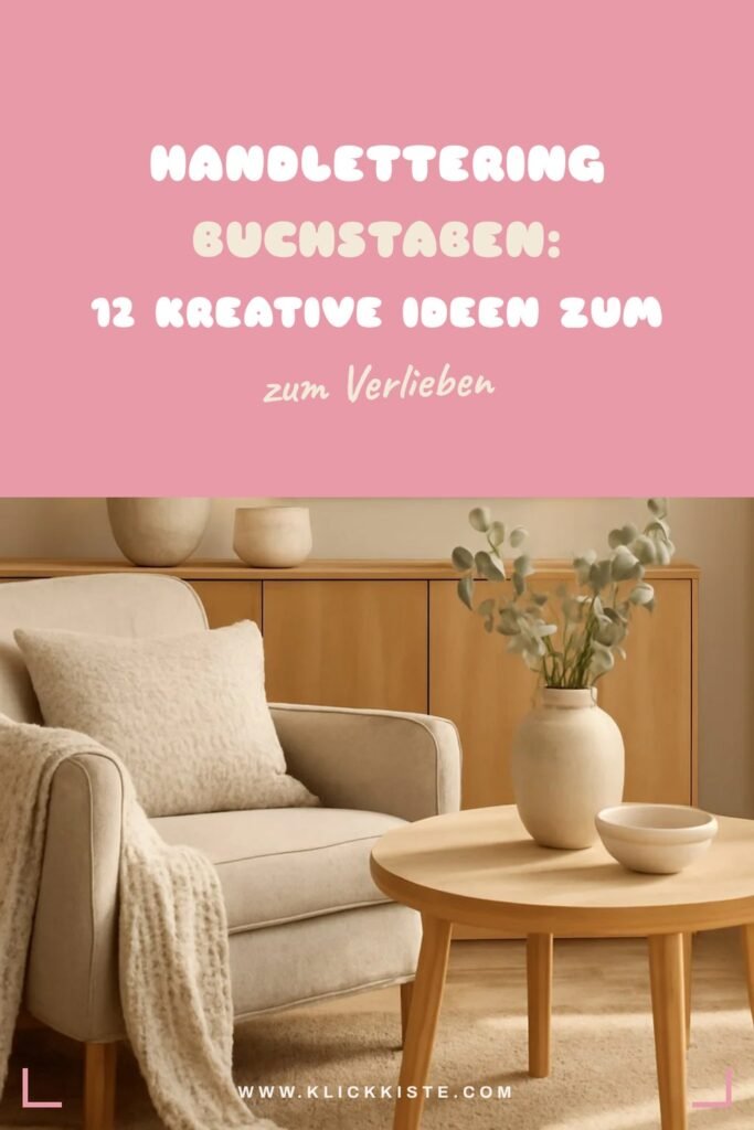Handlettering Buchstaben: 12 kreative Ideen zum Selbermachen