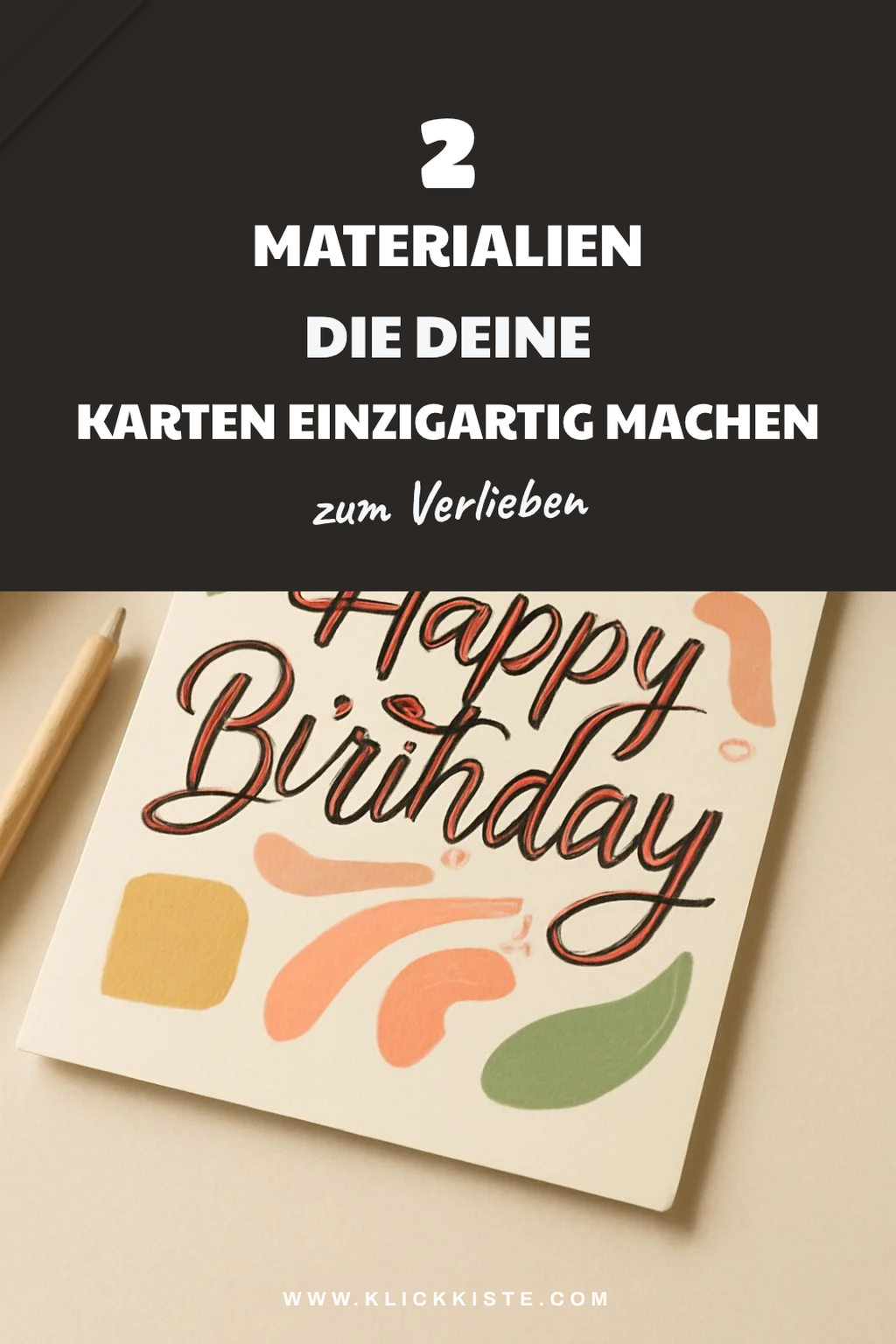 So setzt du kreative Materialien ein