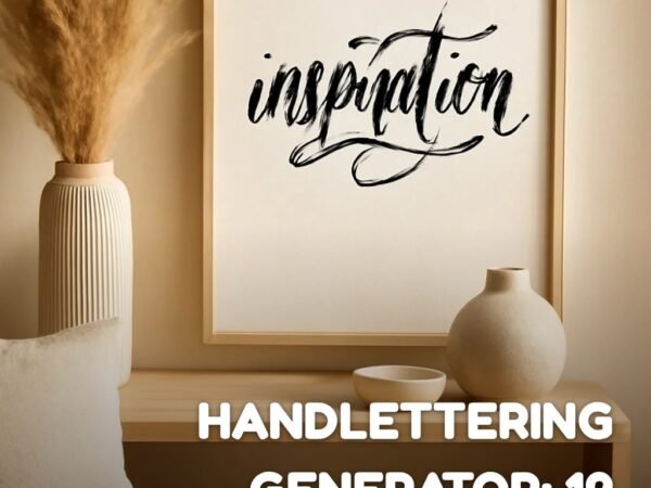 Handlettering Generator: 12 kreative Ideen zum Selbermachen