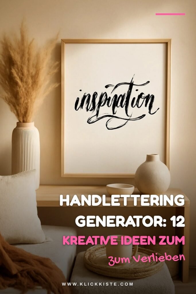 Handlettering Generator: 12 kreative Ideen zum Selbermachen