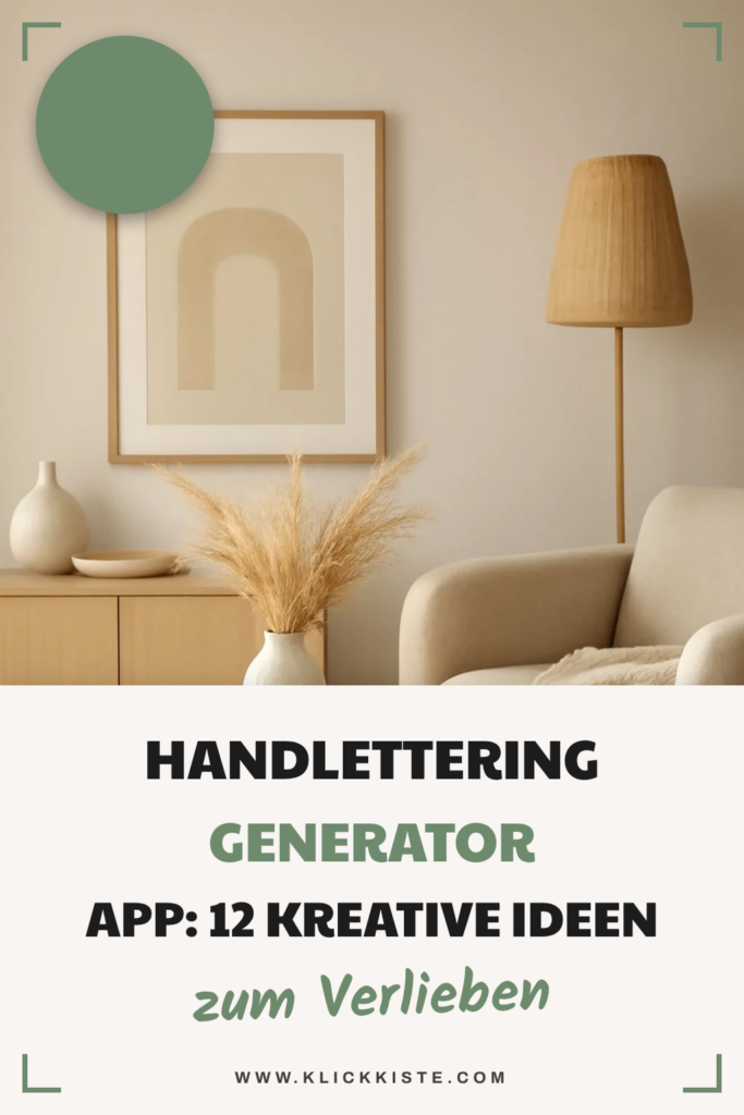 Handlettering Generator App: 12 kreative Ideen zum Selbermachen