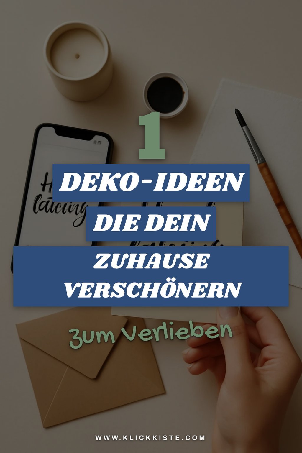 Dekoriere deine Wohnung mit Handlettering