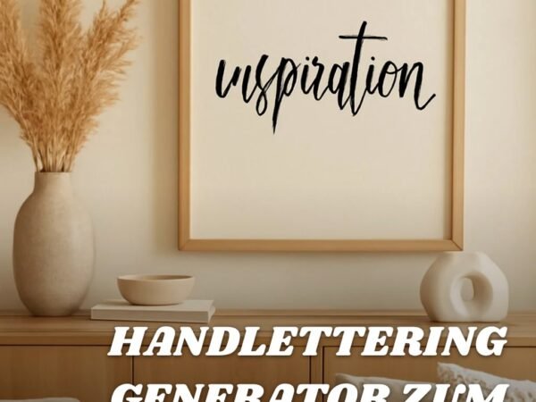 Handlettering Generator zum Kopieren: 12 kreative Ideen zum Selbermachen