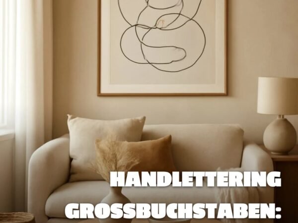 Handlettering Großbuchstaben: 12 kreative Ideen zum Selbermachen