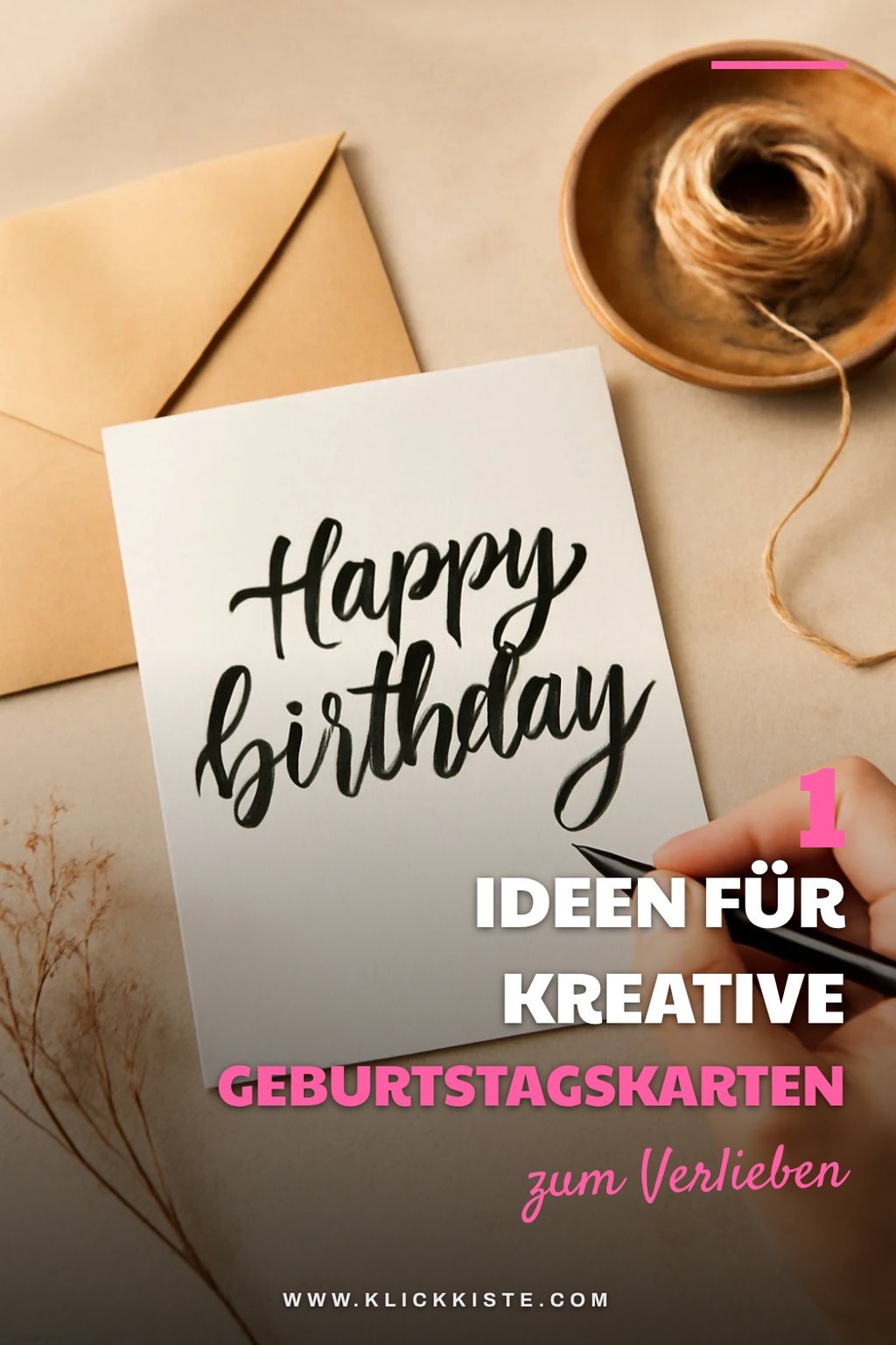 So gestaltest du persönliche Geburtstagskarten mit Handlettering