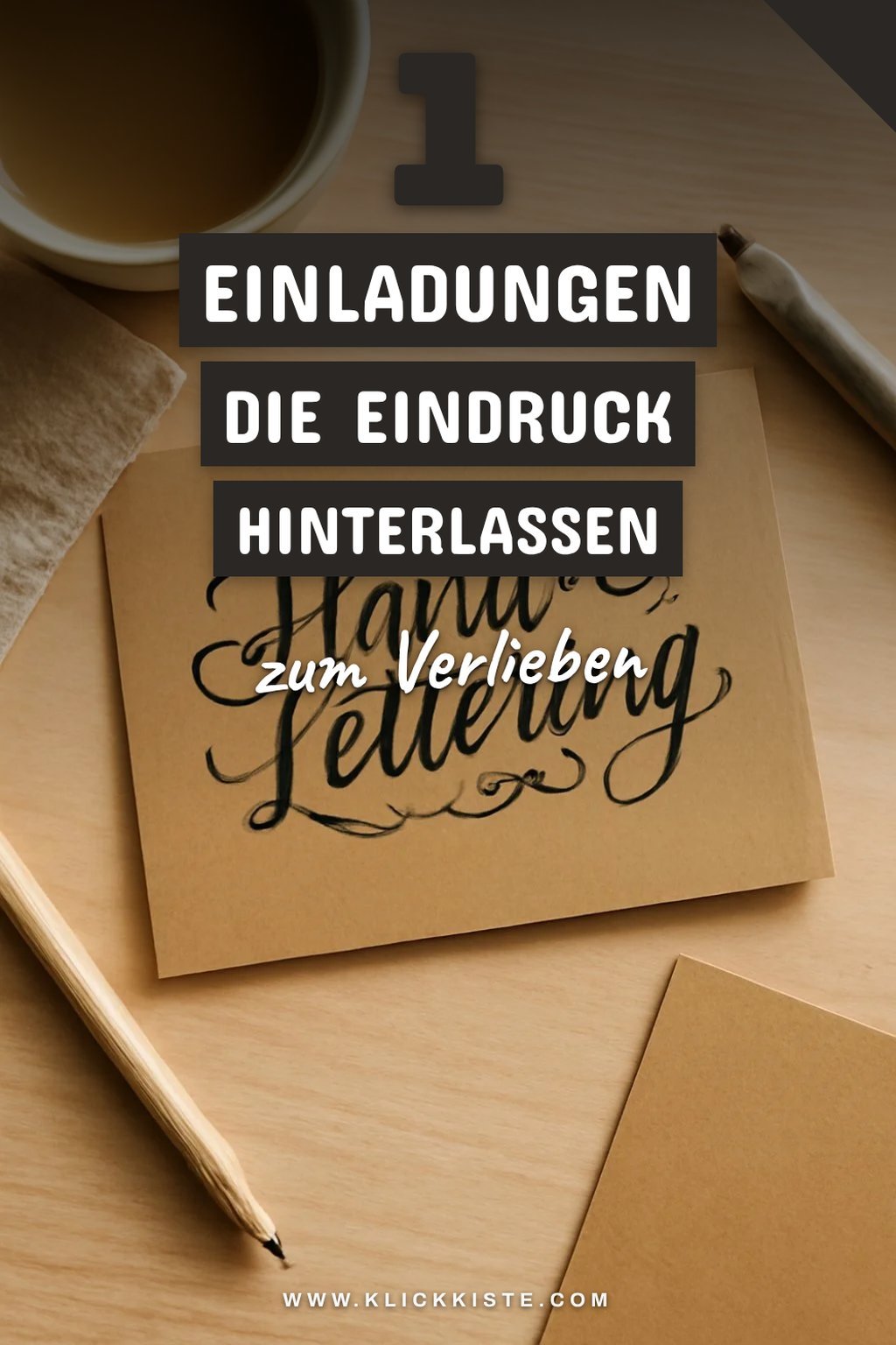 So gestaltest du kreative Einladungen mit Handlettering