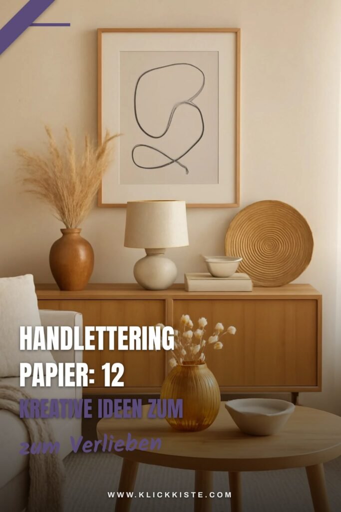 Handlettering Papier: 12 kreative Ideen zum Selbermachen