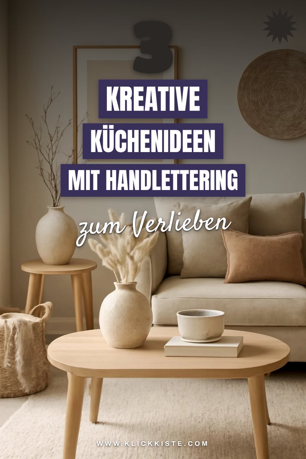 Verwendung von Handlettering in der Küche