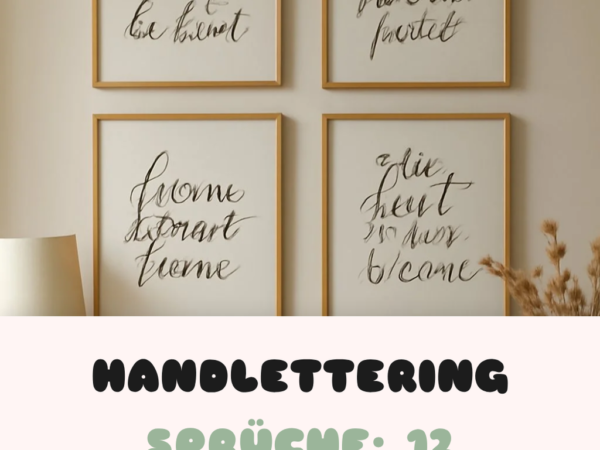 Handlettering Sprüche: 12 kreative Ideen zum Selbermachen