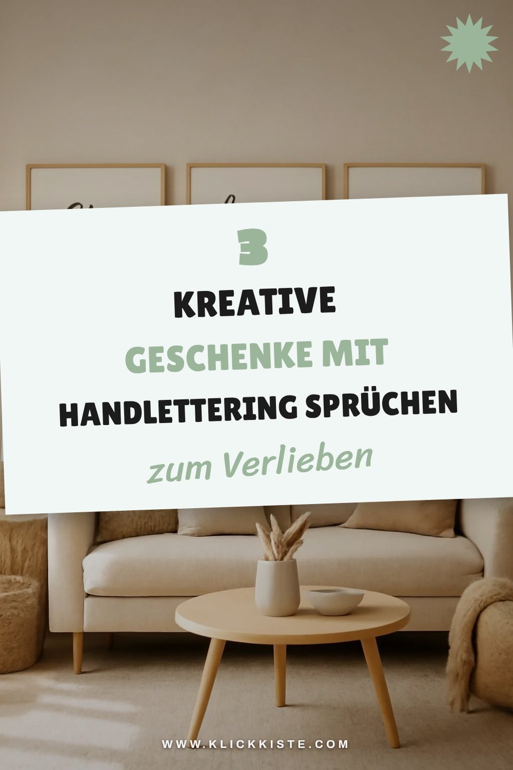 Geschenke mit Handlettering Sprüchen