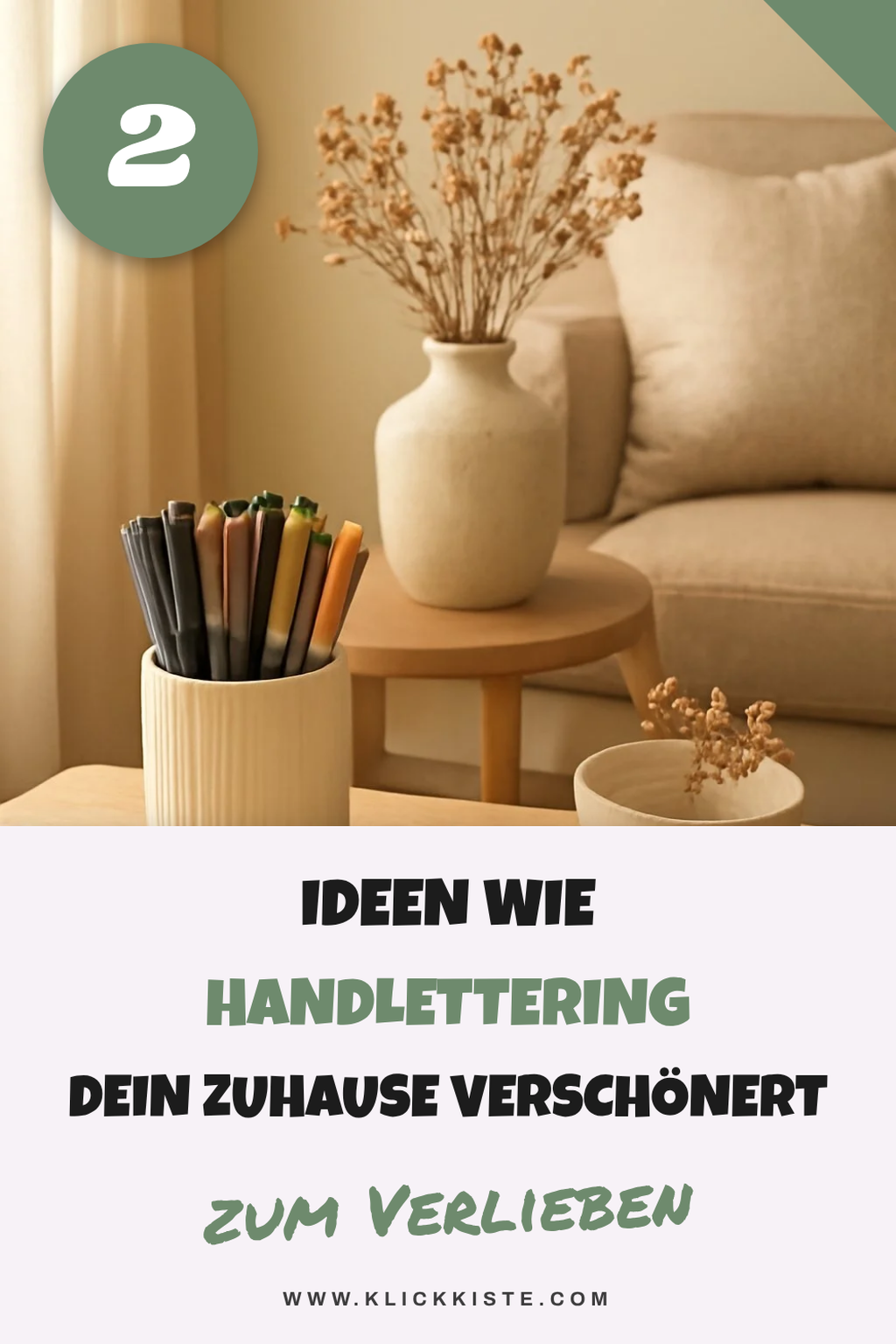 Wie du mit Handlettering dein Zuhause verschönerst