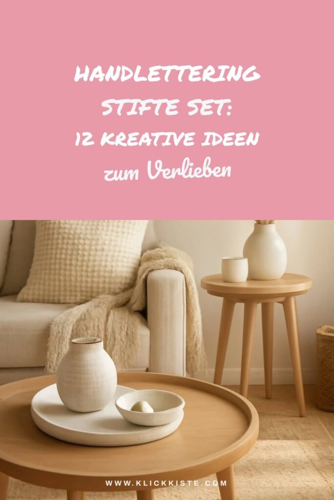 Handlettering Stifte Set: 12 kreative Ideen zum Selbermachen