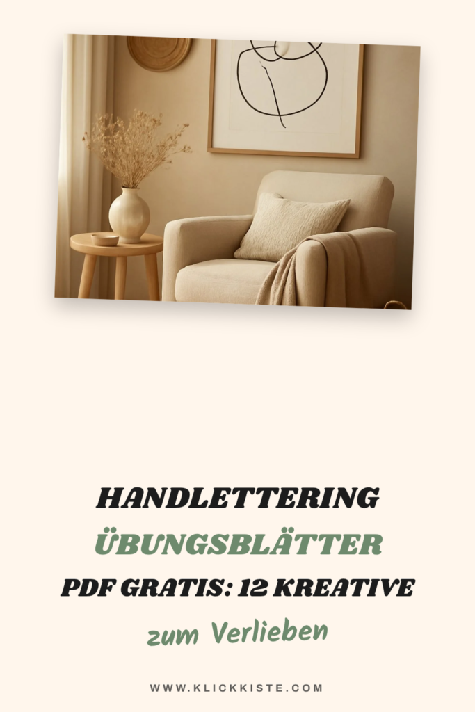 Handlettering Übungsblätter Pdf Gratis: 12 kreative Ideen zum Selbermachen