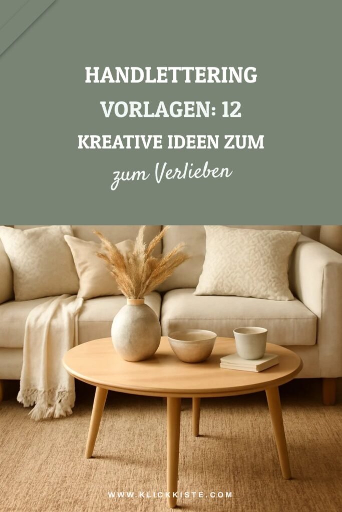 Handlettering Vorlagen: 12 kreative Ideen zum Selbermachen
