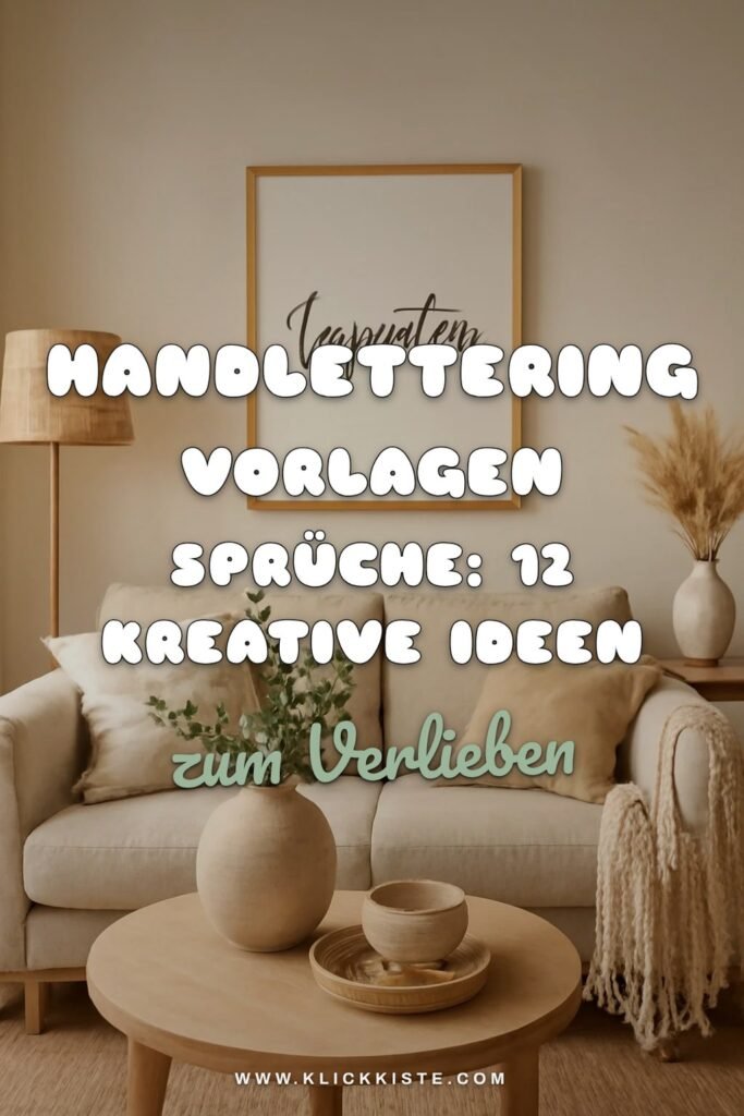 Handlettering Vorlagen Sprüche: 12 kreative Ideen zum Selbermachen
