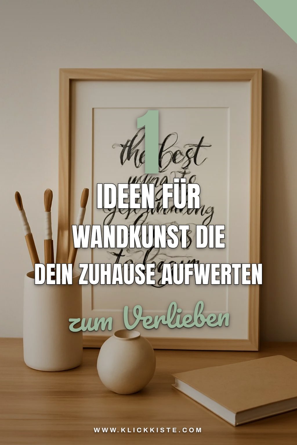 So gestaltest du einzigartige Wandkunst mit Handlettering