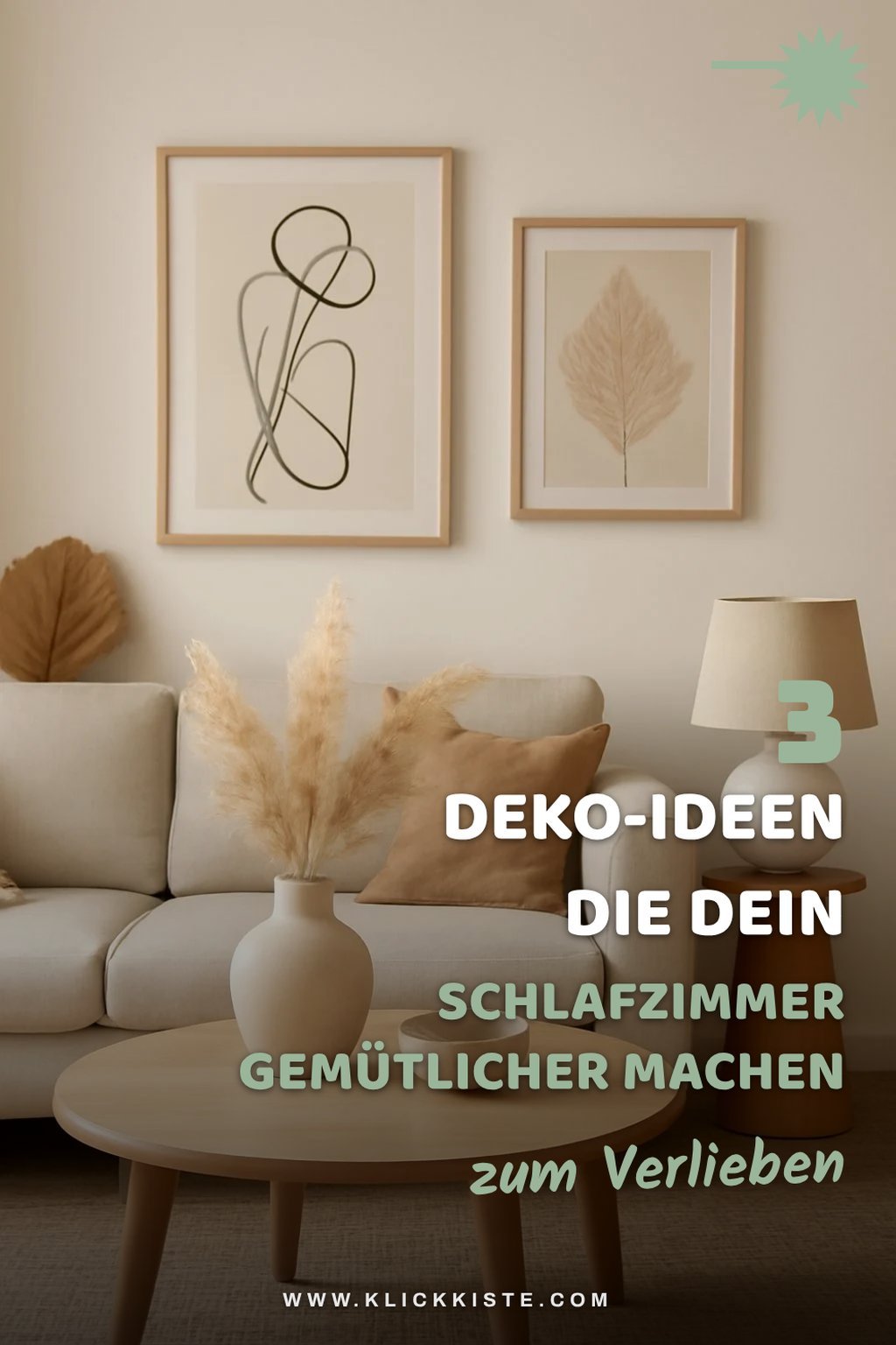 Bunte Handlettering Deko für dein Schlafzimmer