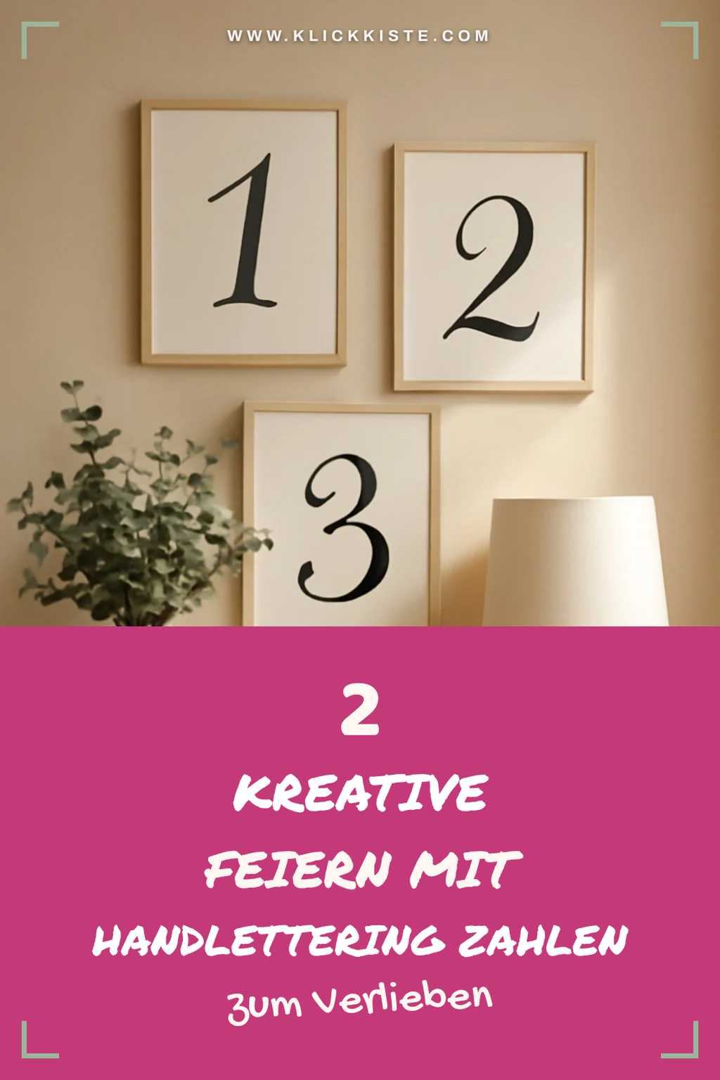 So bringst du deine Feier mit Handlettering Zahlen zum Strahlen