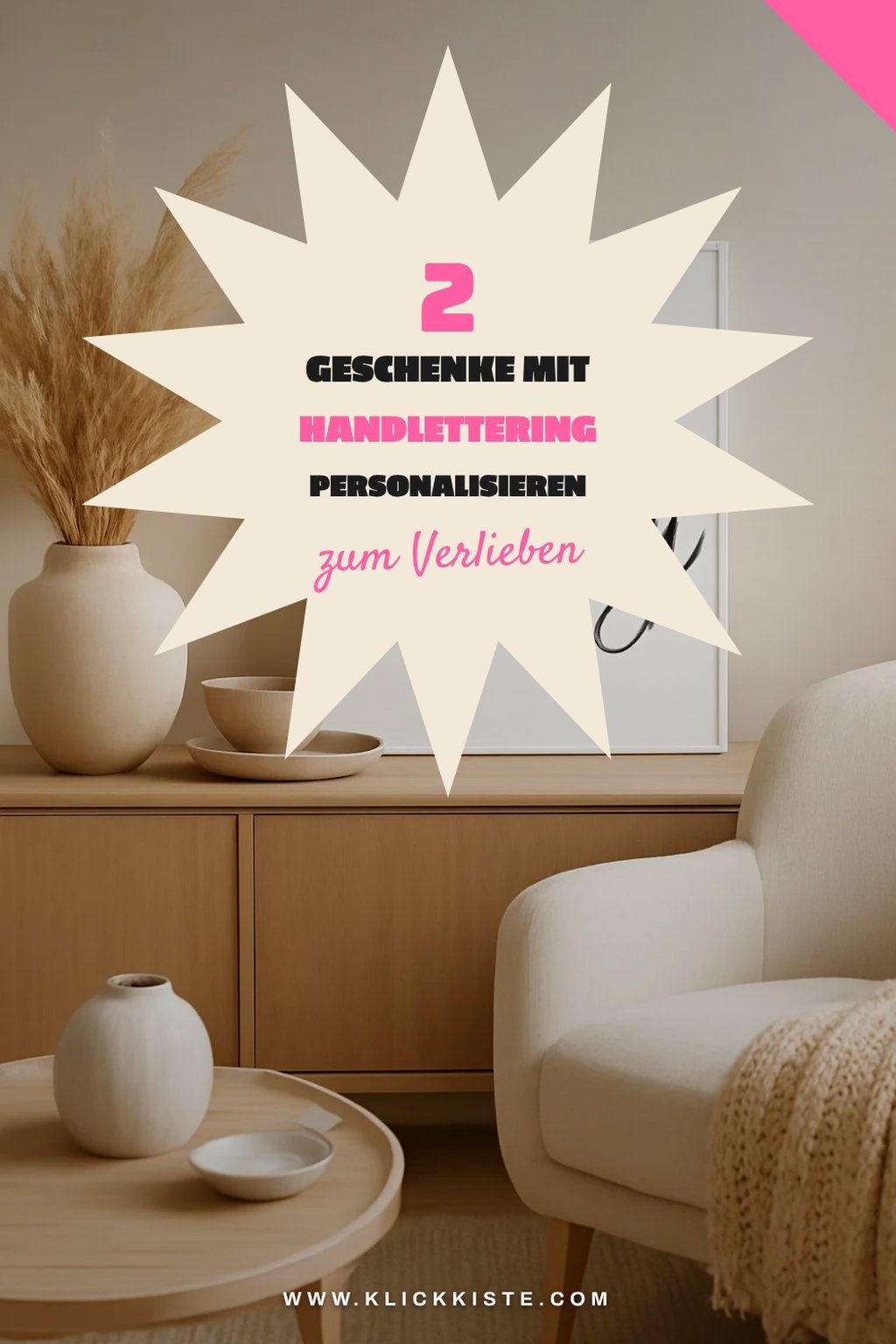 Originelle Geschenke mit Handlettering
