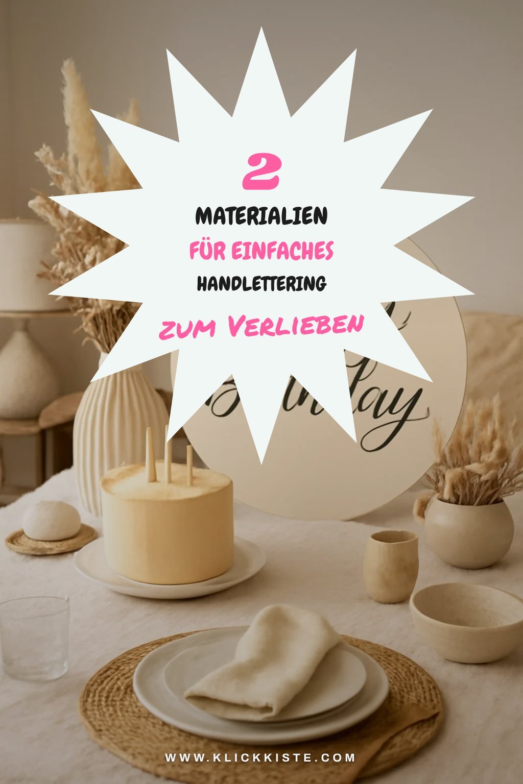 DIY Handlettering Materialien für Einsteiger