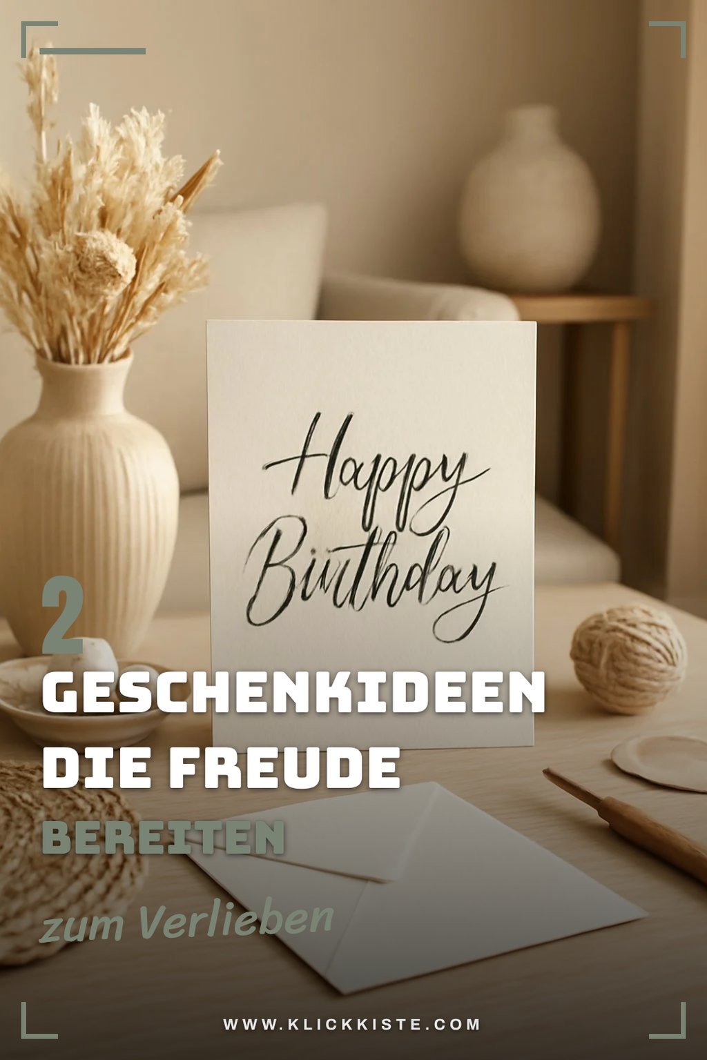 Geschenke kreativ verpacken mit schöner Schrift