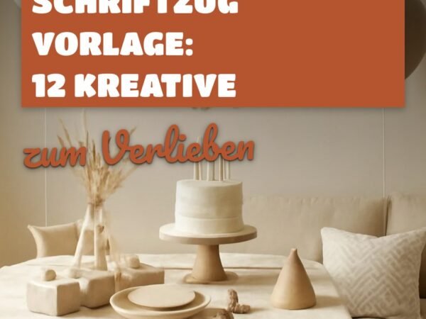 Happy Birthday Schriftzug Vorlage: 12 kreative Ideen zum Selbermachen