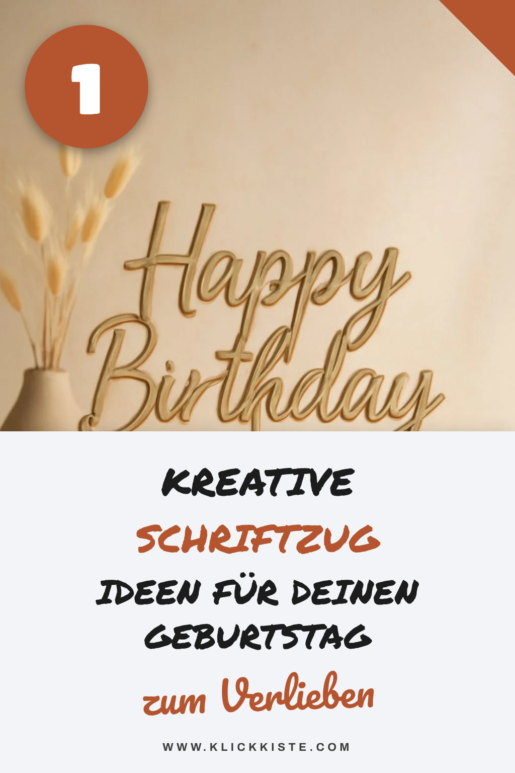 So gestaltest du deinen eigenen Happy Birthday Schriftzug